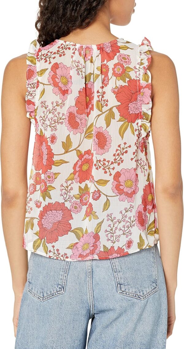 Steve Madden Woven Blouse Women's Loretta Top Vintage Rose-1