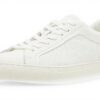 Steve Madden Finneas Mens Trainers White Leather Sneakers
