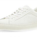Steve Madden Finneas Mens Trainers White Leather Sneakers