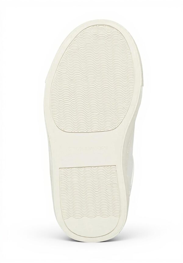 Steve Madden Finneas Mens Trainers White Leather Sneakers