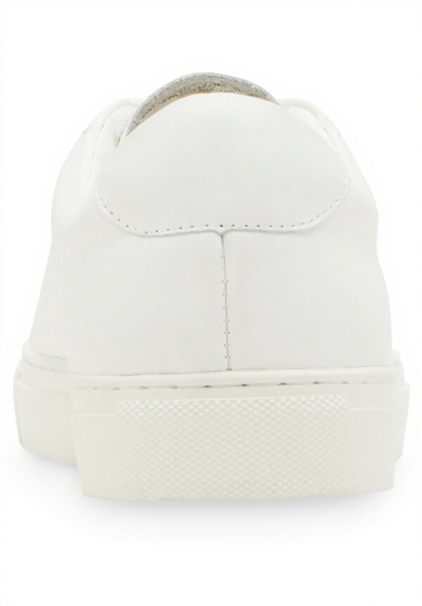 Steve Madden Finneas Mens Trainers White Leather Sneakers