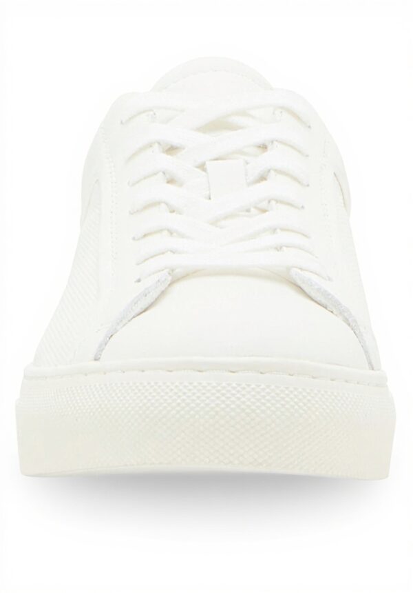 Steve Madden Finneas Mens Trainers White Leather Sneakers