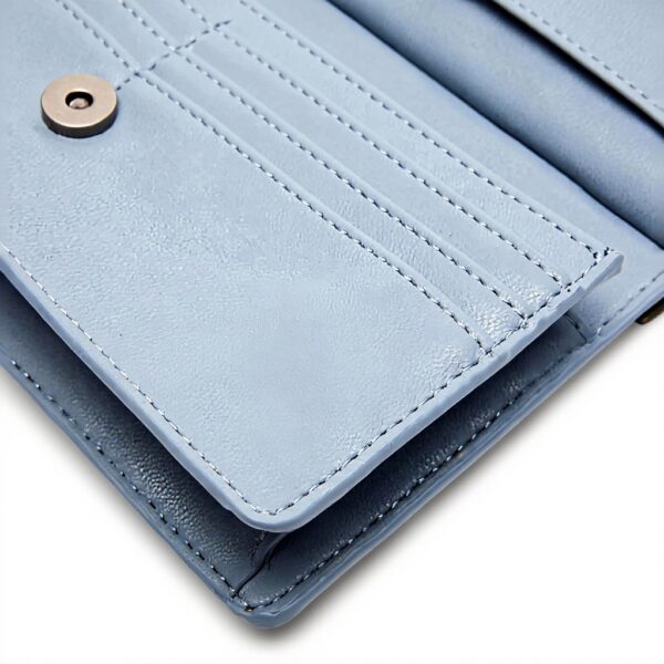 Steve Madden Wristlet Light Blue Womens Handbag Card Slot