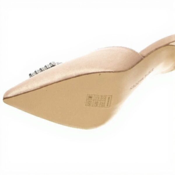 Steve Madden LUXE CITY Satin Sandals 7cm Heel Nude