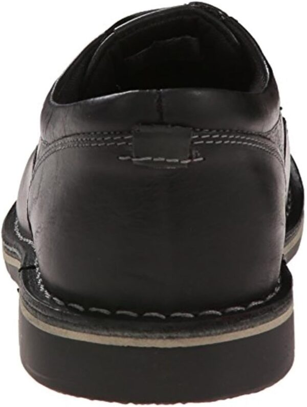 Steve Madden Mens Harpoon Oxford Leather Shoes Black Tan-1