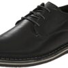 Steve Madden Mens Harpoon Oxford Leather Shoes Black Tan-0