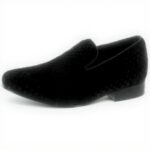 Steve Madden Mens Lifted Loafer Velvet Slip-On Shoes