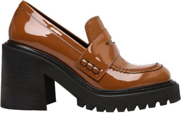 Steve Madden Obsidian Cognac Boots Women's Fashion Footwear-0