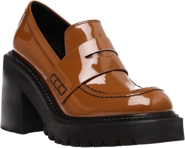 Steve Madden Obsidian Cognac Boots Women's Fashion Footwear-2