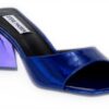 Steve Madden Marcie Pink Heels Women Royal Blue Reflective