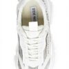 Steve Madden White Rhinestone Trainers Women Dad Sneaker