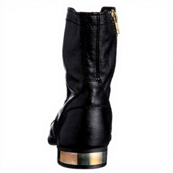 Steve Madden TROOPALE Boots Women Black Gold Platform