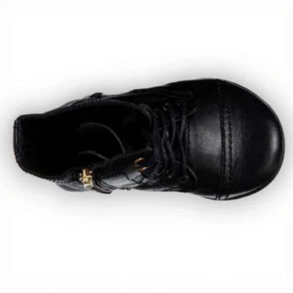 Steve Madden TROOPALE Boots Women Black Gold Platform