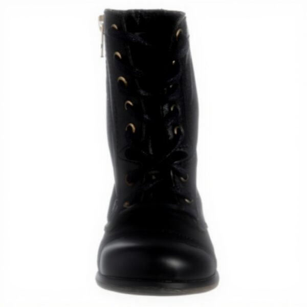 Steve Madden TROOPALE Boots Women Black Gold Platform