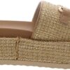 Steve Madden Kayley Slide Sandal Women Raffia Platform-1