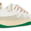Steve Madden Womens Trainers White Green Flatform Sneaker