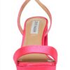 Steve Madden Lessa Heeled Sandal Pink Satin Womens Shoes