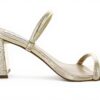 Steve Madden Lilah Heeled Sandal Women Fashion Gold Blue
