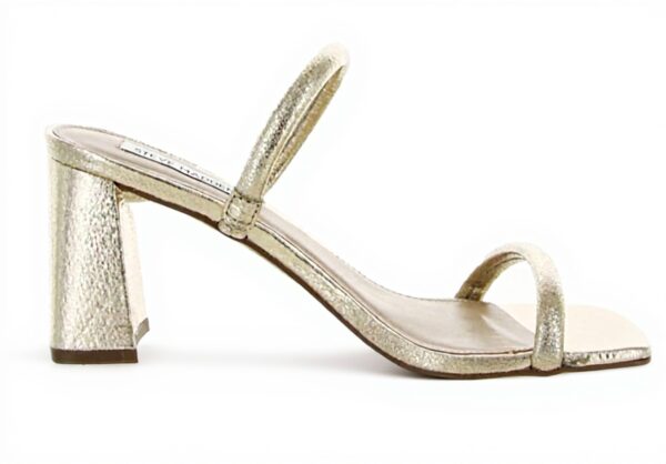 Steve Madden Lilah Heeled Sandal Women Fashion Gold Blue