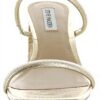 Steve Madden Lilah Heeled Sandal Women Fashion Gold Blue