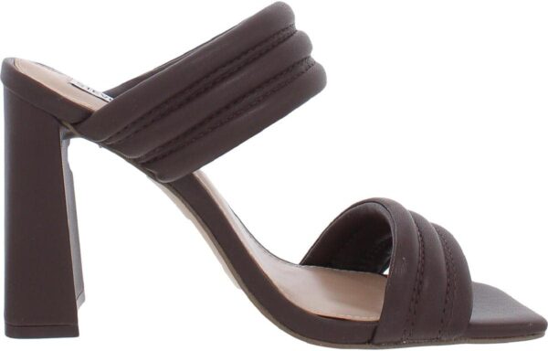 Steve Madden Womens Tahani Heeled Sandal Black Fashion-1