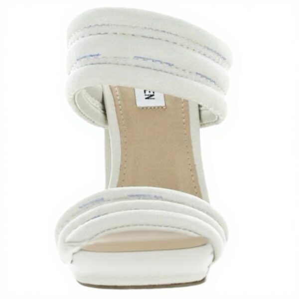 Steve Madden Womens Tahani Heeled Sandal Black Block Heel