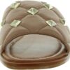 Steve Madden Womens Nude Leather Quilted Sandals-2