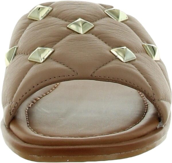 Steve Madden Womens Nude Leather Quilted Sandals-2