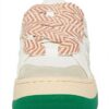 Steve Madden Womens Trainers White Green Flatform Sneaker