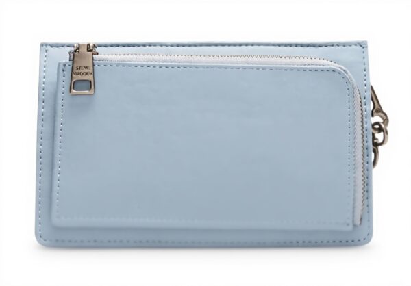 Steve Madden Wristlet Light Blue Womens Handbag Card Slot