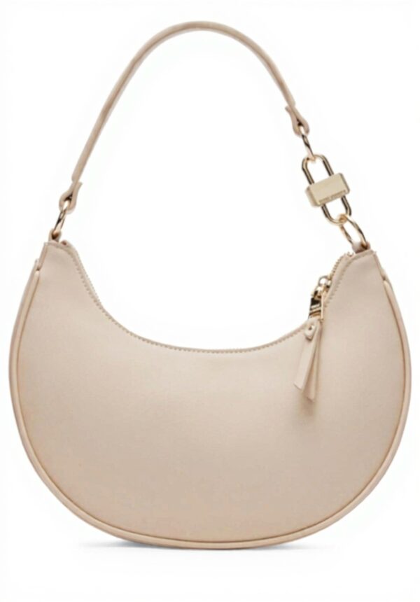 Steve Madden Lohan Crescent Shoulder Bag Black Sand