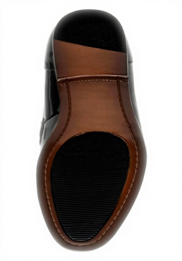 Steve Madden Mens Loafer Flats Navy Velvet Black Patent