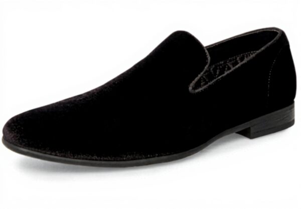 Steve Madden Mens Laight Loafer Black Velvet Slip On