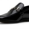 Steve Madden Mens Loafer Flats Navy Velvet Black Patent
