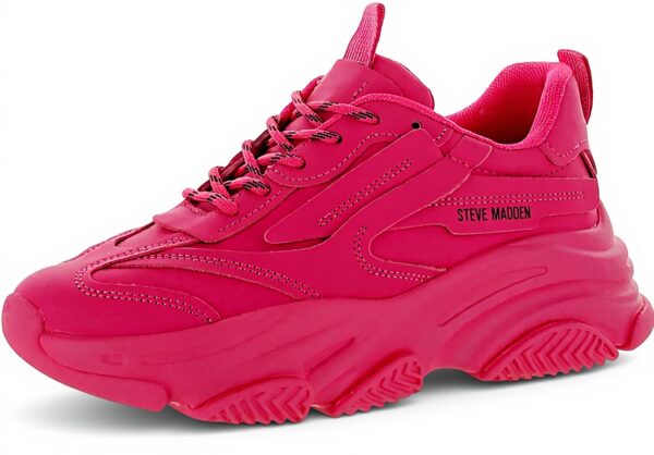 Steve Madden POSSESSION Trainers: Pink Neon Dad Sneakers
