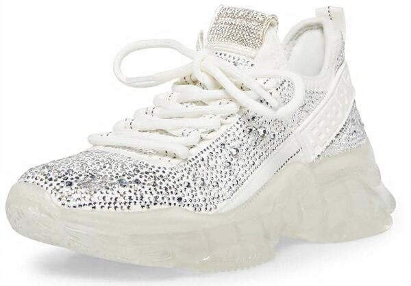 Steve Madden Maxima Sneaker Women Rhinestone Trainers