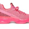 Steve Madden Maxima Sneaker Womens Trainers Rhinestone