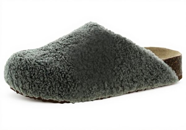 Steve Madden Womens Vesa Slipper Grey Mules Comfort